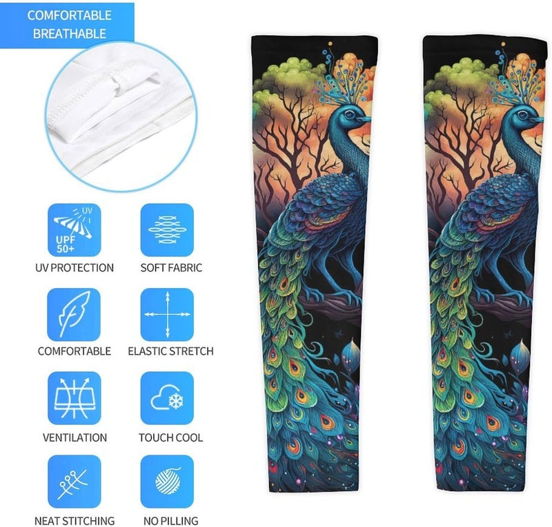 QiErDesign Marble Sports Compression Arm Sleeves for Men & Women - Youth Arm Sleeve Baseball Volleyball Sleeves & Basketball Sleeve - Image 4
